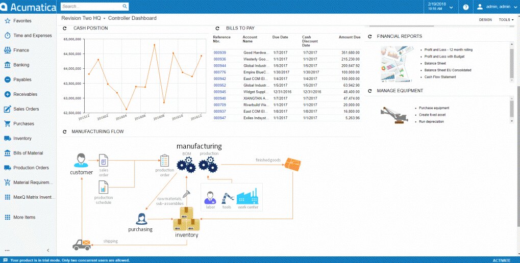 food manufacturing erp software