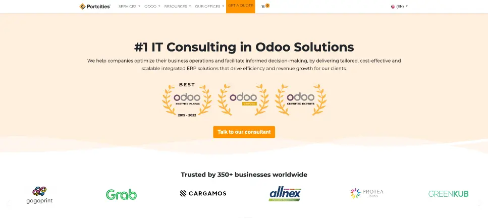 Portcities-Odoo Malaysia partner