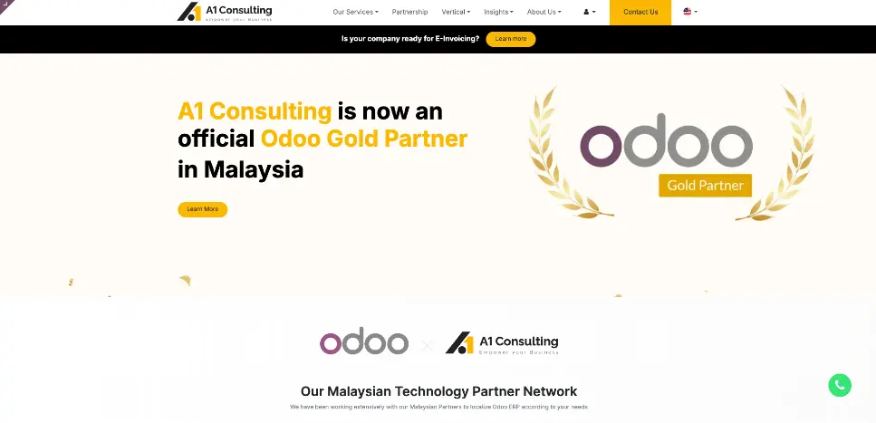 A1 Consulting-Odoo Malaysia partner