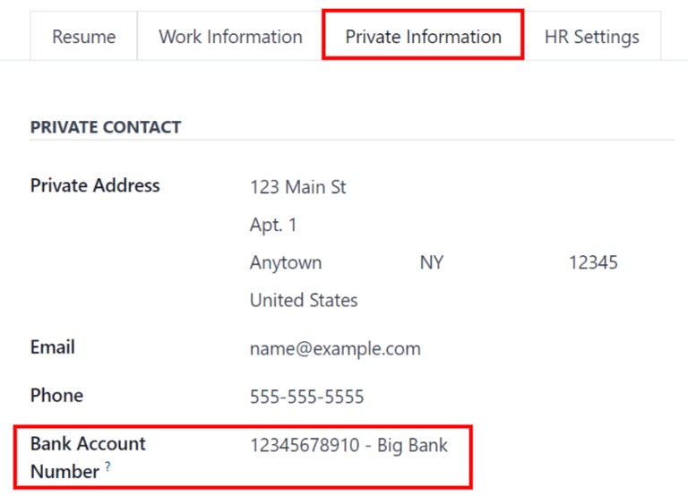 odoo payroll