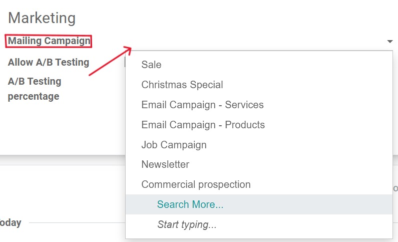 odoo email marketing